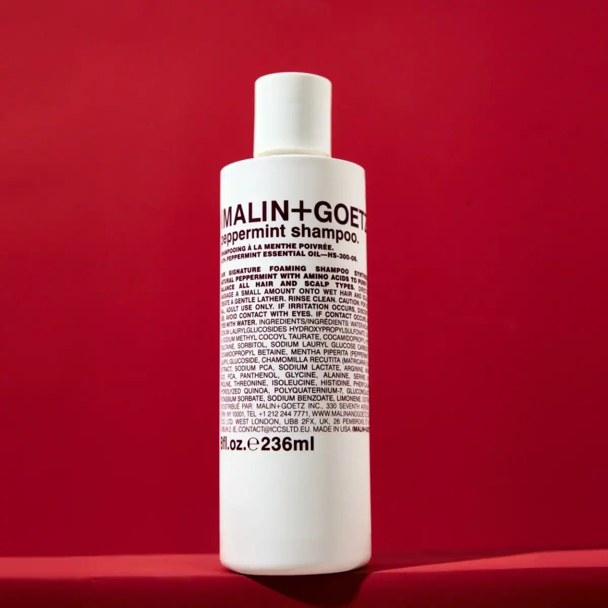 peppermint shampoo.