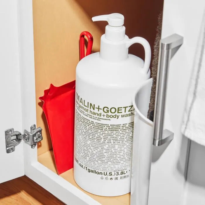 bergamot hand+body wash.