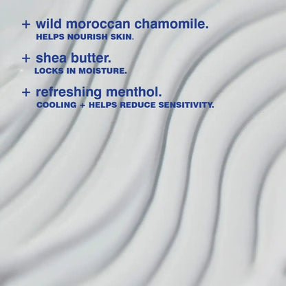 chamomile shave cream.