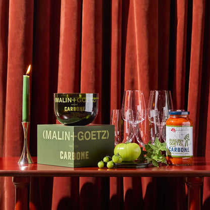 MALIN+GOETZ x Carbone Fine Food tomato supercandle.