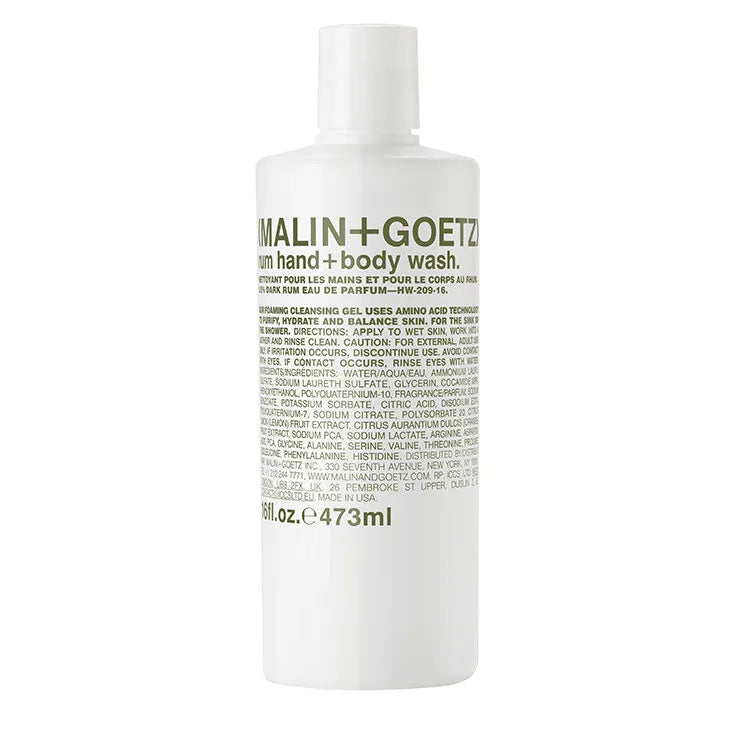 rum hand+body wash.