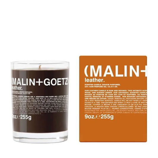 leather candle.
