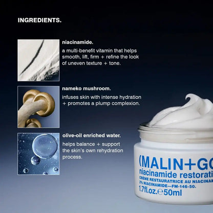 niacinamide restorative cream.