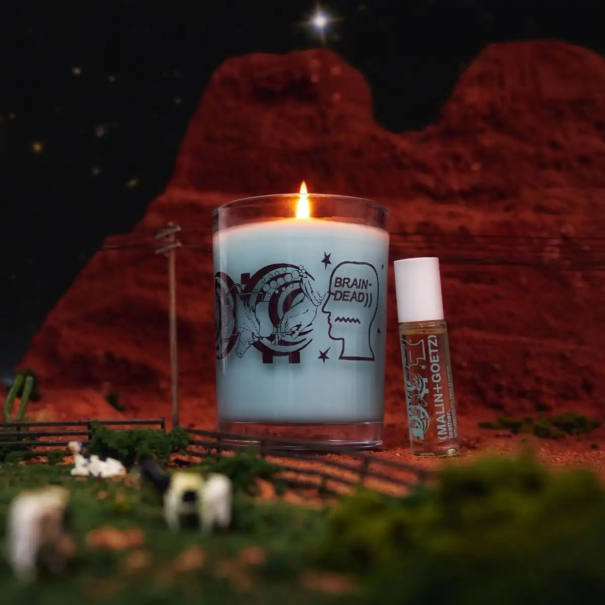 BRAIN DEAD x MALIN+GOETZ leather perfume oil.